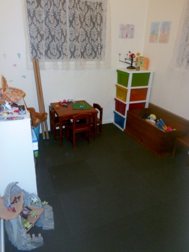 The playroom (I cleaned all the Lego off the floor for this shot)